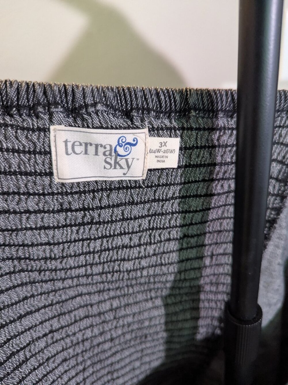 Terra and Sky Gray Short Sleeve Dress - Picture 3 of 6